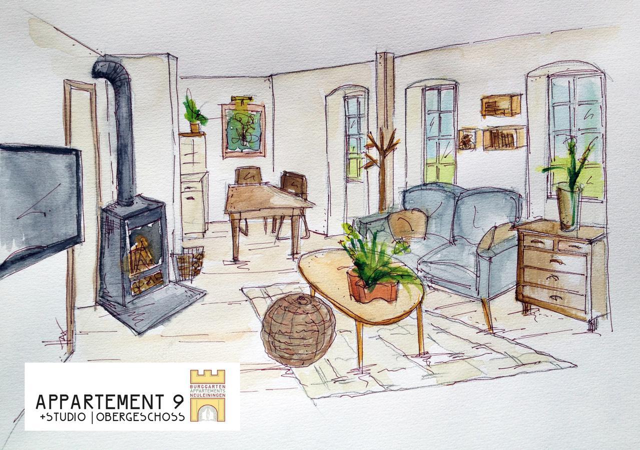 Burggarten Appartements Neuleiningen מראה חיצוני תמונה