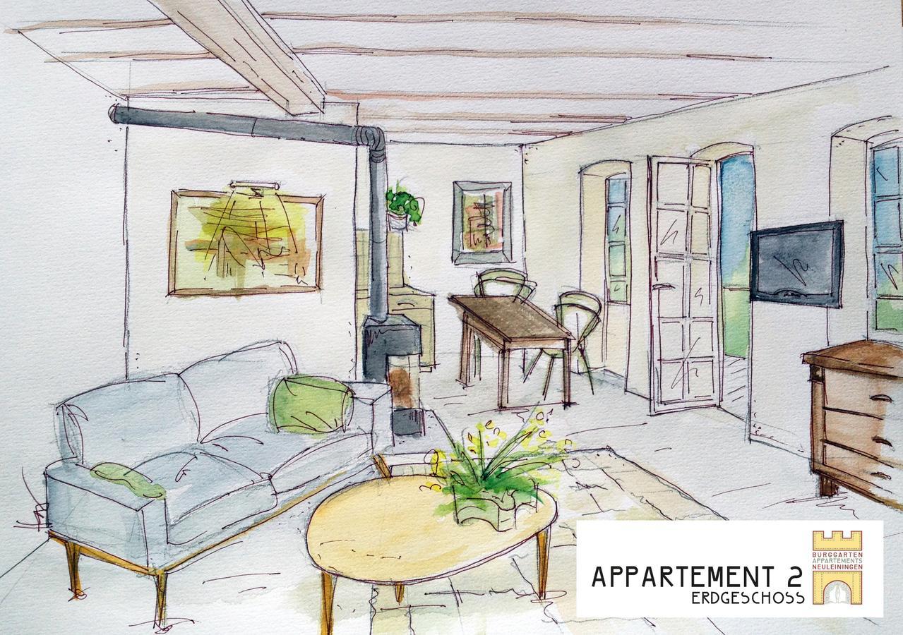 Burggarten Appartements Neuleiningen מראה חיצוני תמונה