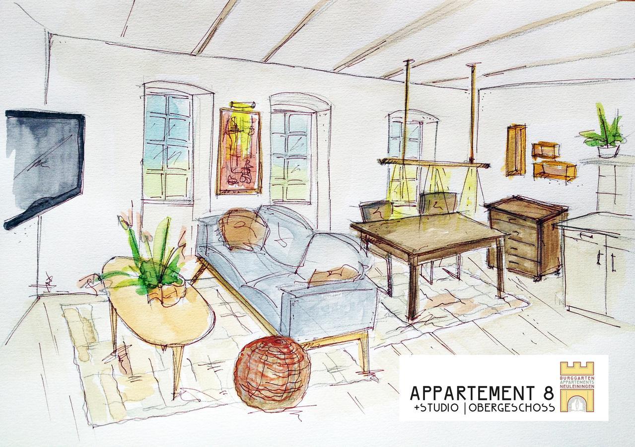 Burggarten Appartements Neuleiningen מראה חיצוני תמונה